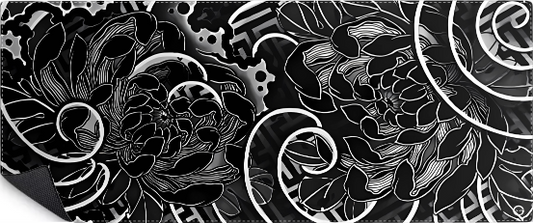 Alfombrilla de ratón Mandala Negra