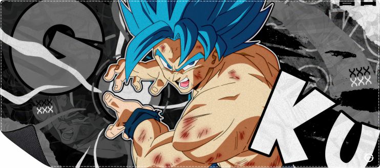 Mousepad Goku Blue