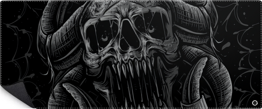 Mousepad Black calavera