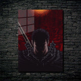 Poster Metalizado BERSERK RED