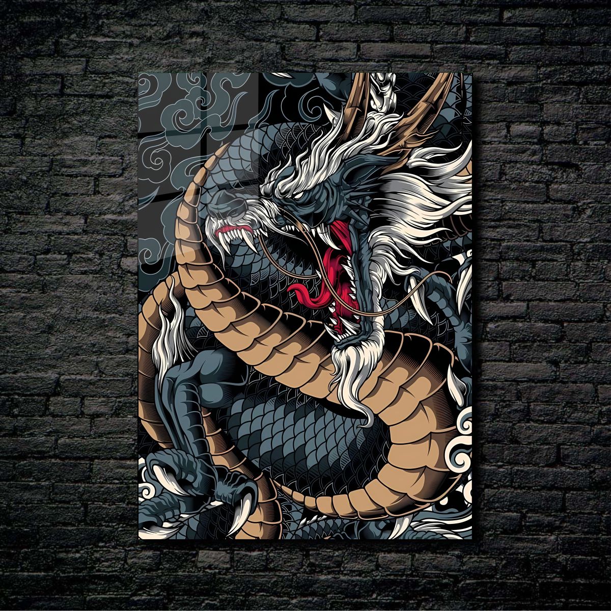 Poster Metalizado DRAGON ANCIANO