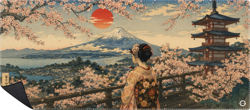 Mousepad Geisha Japon