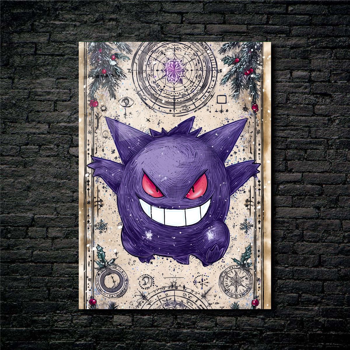 Poster Metalizado GENGAR