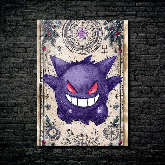 Poster Metalizado GENGAR