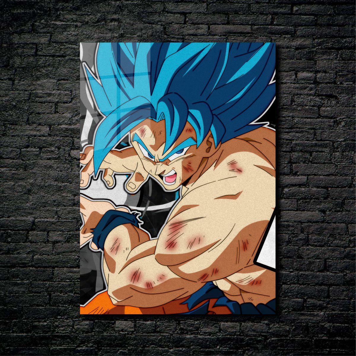 Poster Metalizado GOKU