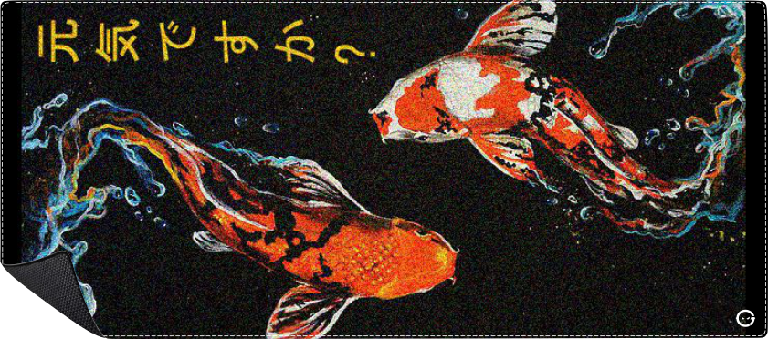 Mousepad Hermanos Pez Koi
