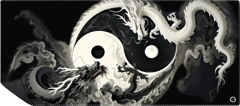 Mousepad Jing Jang Dragon