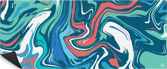 Alfombrilla Liquid Strata Aguamarina