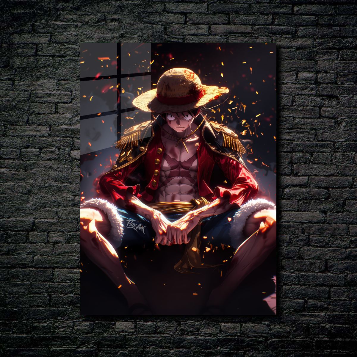 Poster Metalizado LUFFY