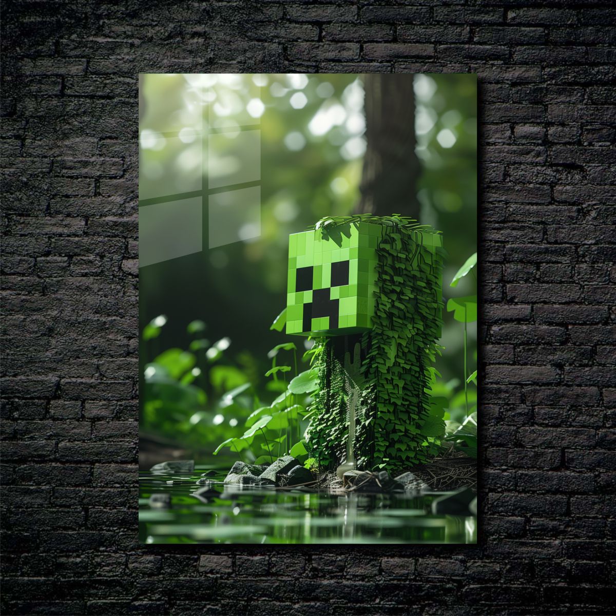 Poster Metalizado MINECRAFT