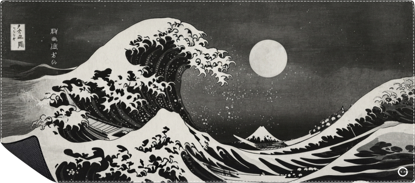 Mousepad Ola Japon Gris