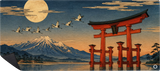 Mousepad Paisaje Japones Gruyas