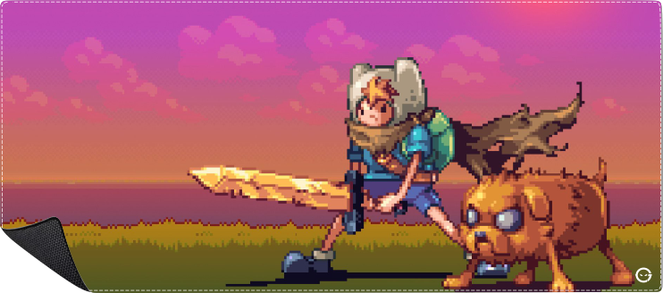 MOUSEPAD PIXEL ART REF 12