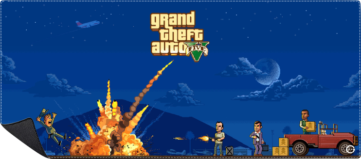 MOUSEPAD PIXEL ART REF 14
