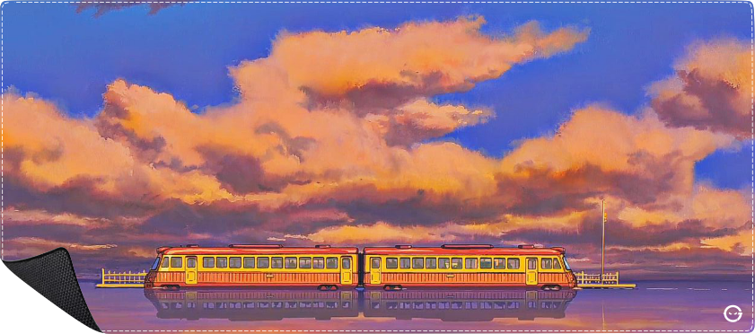 Mousepad Tren Japones