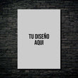 Póster metalizado personalizado 60x40 - TU DISEÑO AQUÍ