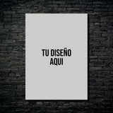Póster metalizado personalizado 60x40 - TU DISEÑO AQUÍ
