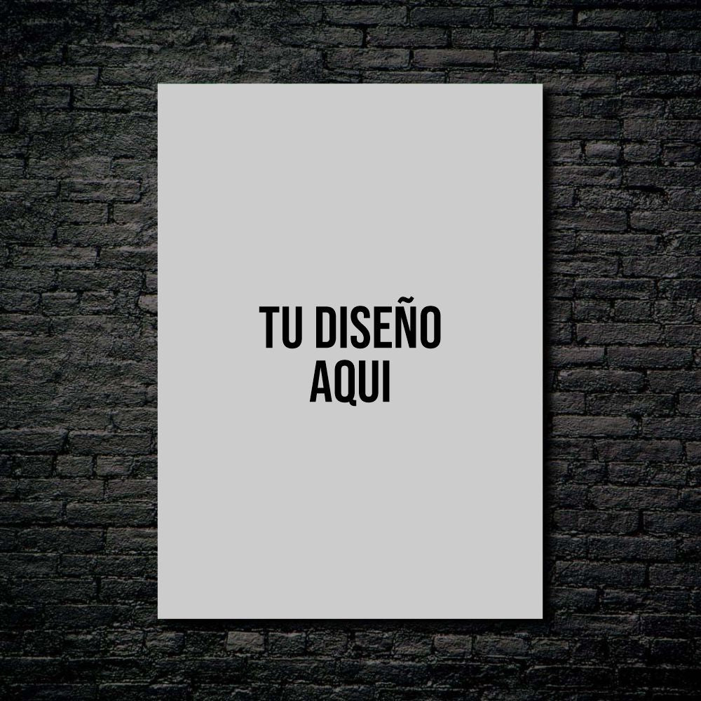 Póster metalizado 30x20 $50.000