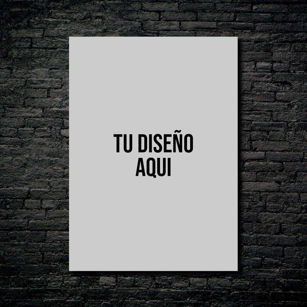 Póster metalizado 60x40 $85.000